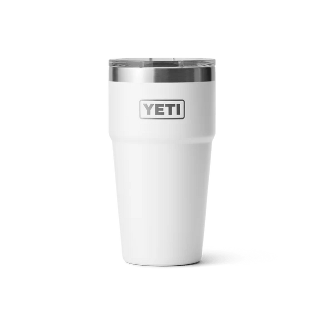 Yeti 591ml White 20oz Rambler Stackable Cup - 70000003283 - Old Railway Line Garden Centre