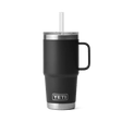 Yeti 739ml Black 25oz Rambler Straw Mug - 70000001924 - Old Railway Line Garden Centre