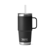 Yeti 739ml Black 25oz Rambler Straw Mug - 70000001924 - Old Railway Line Garden Centre