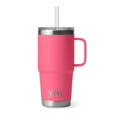 Yeti 739ml Tropical Pink 25oz Rambler Straw Bottle - 70000002872 - Old Railway Line Garden Centre