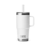 Yeti 739ml White 25oz Rambler Straw Bottle - 70000002295 - Old Railway Line Garden Centre