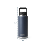 Yeti 769ml Tropical Pink 26oz Rambler Straw Bottle - 70000003274 - Old Railway Line Garden Centre