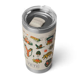 Yeti Rambler 20oz (591ml) Tumbler with Magslider Lid- Cape Summer Camp