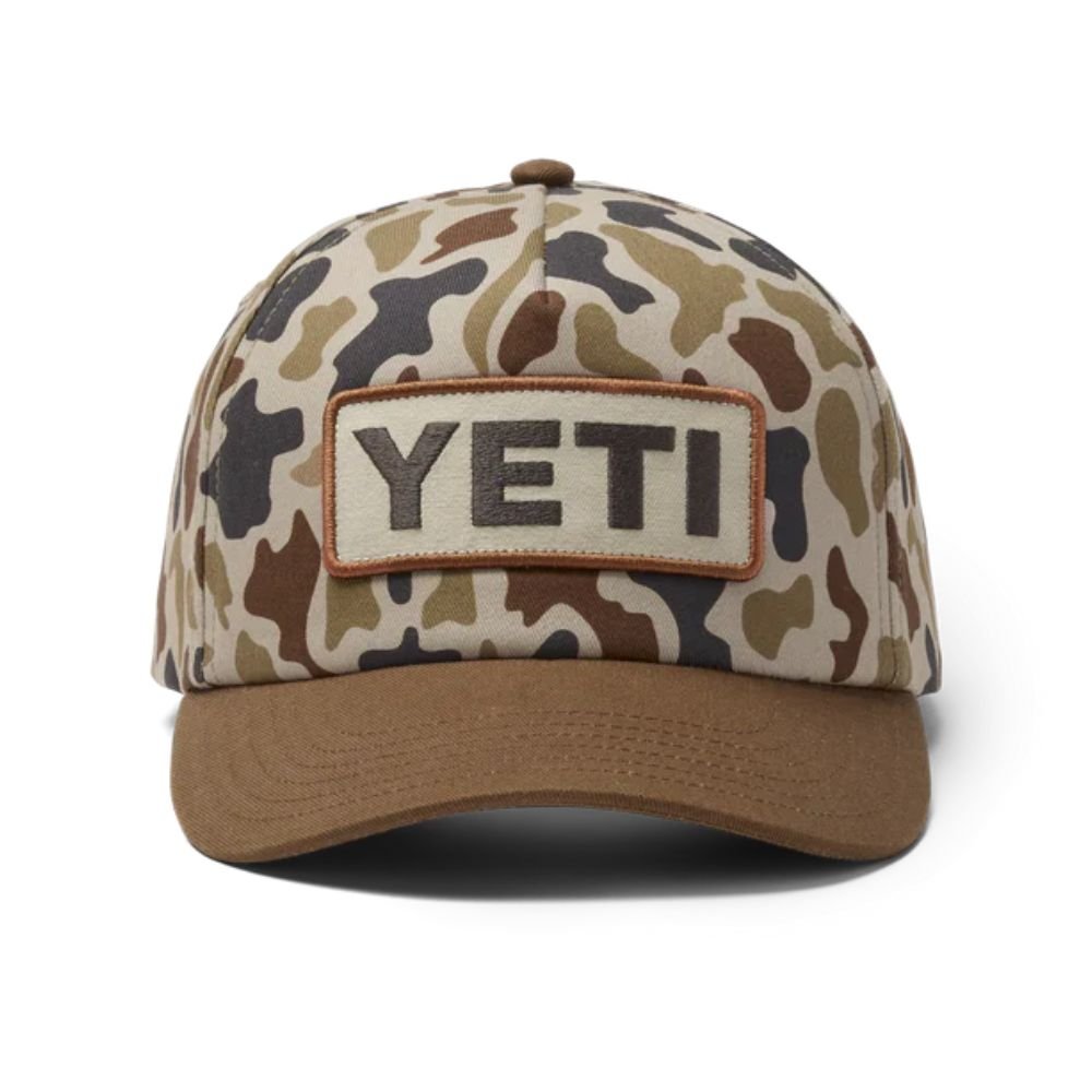 Yeti Mid Pro Flat Brim Hat - Camo - Old Railway Line Garden Centre