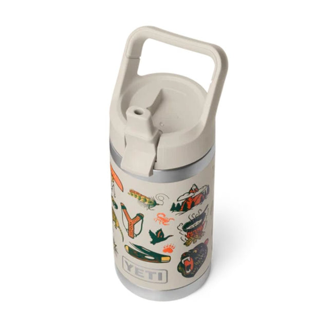 Yeti Rambler 12oz (355ml) Kids Chug Bottle with Flip Straw - Cape Summer Camp - Old Railway Line Garden Centre