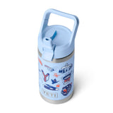 Yeti Rambler 12oz Kids Chug Bottle with Straw - Big Sky Summer Camp - Old Railway Line Garden Centre