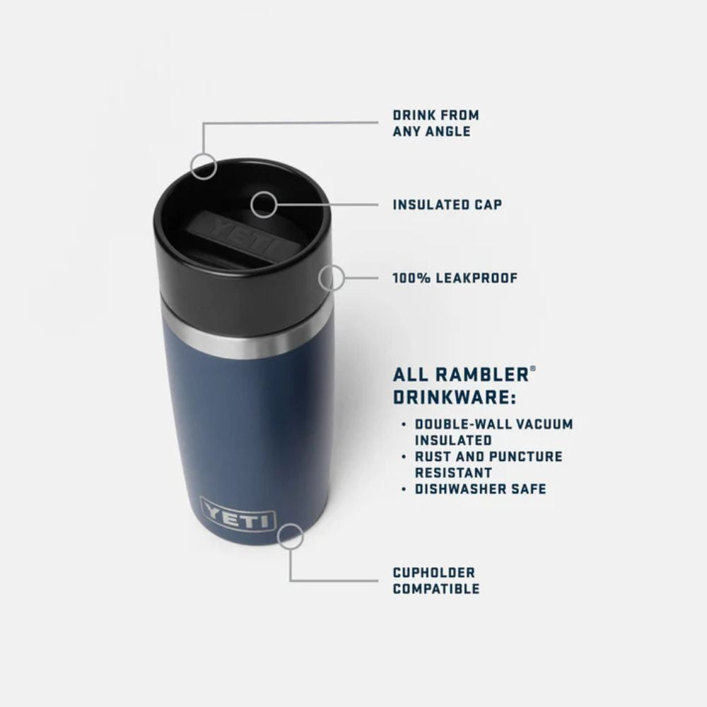 Yeti Rambler 12oz (355ml) Travel Bottle with Commuter Cap - Royal Blue