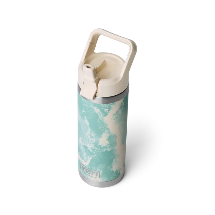 Yeti Rambler 18 oz (532 ml) Bottle with Colour-Blocked Straw Cap - Sea View