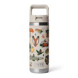 Yeti Rambler 18oz (532ml) Chug Bottle with Flip Straw - Cape Summer Camp - Old Railway Line Garden Centre