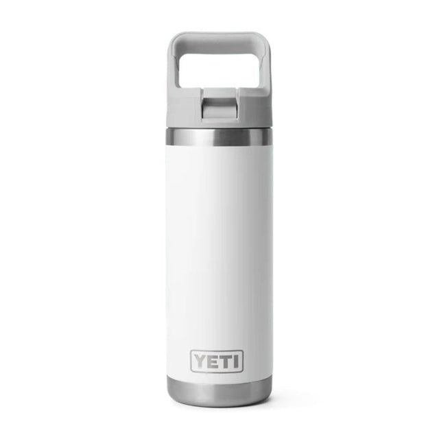Yeti Rambler 18oz (532ml) Chug Bottle with Flip Straw - White - Old Railway Line Garden Centre