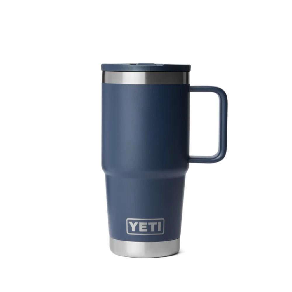 Yeti Rambler 20oz (591ml) Travel Straw Mug with Colour-Matched Straw Lid - Navy - Old Railway Line Garden Centre