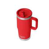 Yeti Rambler 20oz (591ml) Travel Straw Mug with Colour-Matched Straw Lid - Red - Old Railway Line Garden Centre