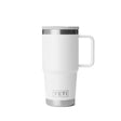 Yeti Rambler 20oz (591ml) Travel Straw Mug with Colour-Matched Straw Lid - White - Old Railway Line Garden Centre
