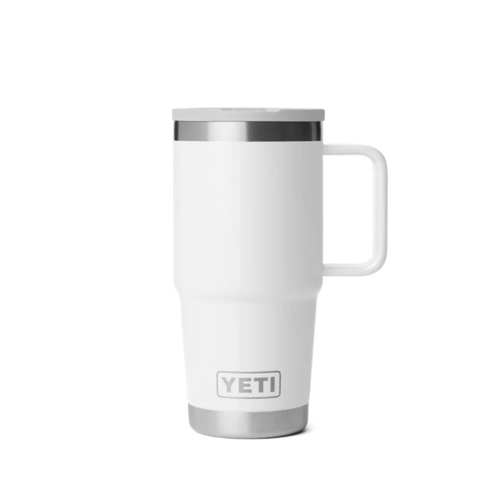 Yeti Rambler 20oz (591ml) Travel Straw Mug with Colour-Matched Straw Lid - White