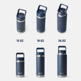Yeti Rambler 26oz (769ml) Chug Bottle with Flip Straw - Black - Old Railway Line Garden Centre