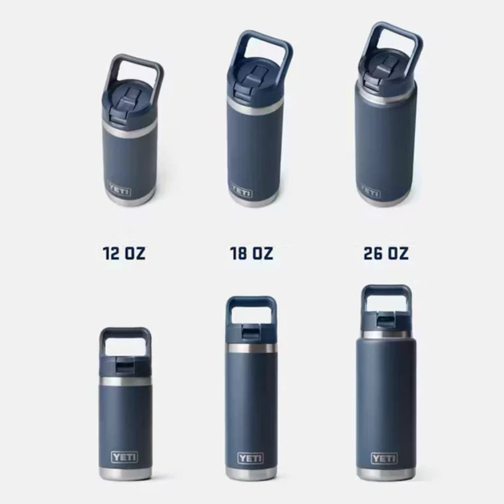 Yeti Rambler 26oz (769ml) Chug Bottle with Flip Straw - Navy - Old Railway Line Garden Centre
