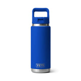 Yeti Rambler 26oz (769ml) Bottle witth Colour-Matched Straw Cap - Royal Blue