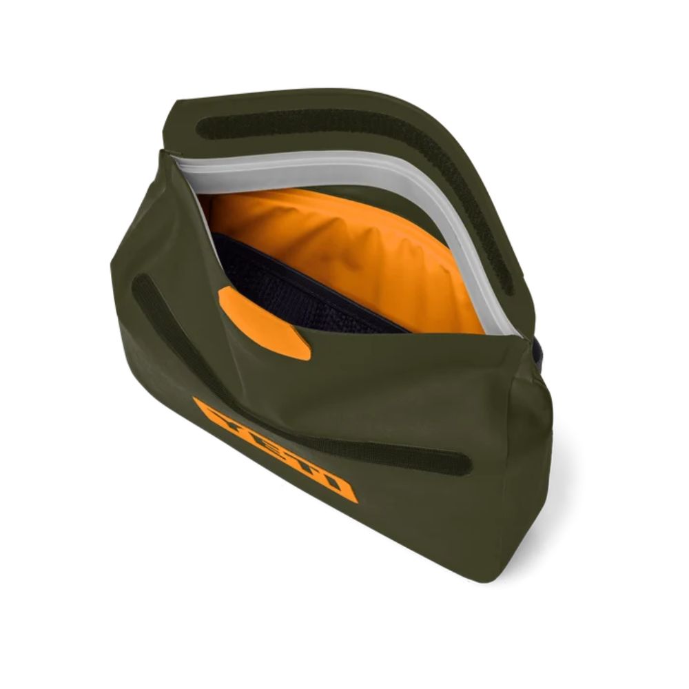 YETI Sidekick Dry® 3L Waterproof Gear Case - Olive/King Crab Orange