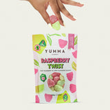 Yumma Candy 138g Raspberry Twists - Old Railway Line Garden Centre