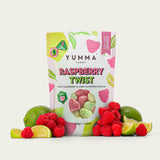 Yumma Candy 138g Raspberry Twists - Old Railway Line Garden Centre