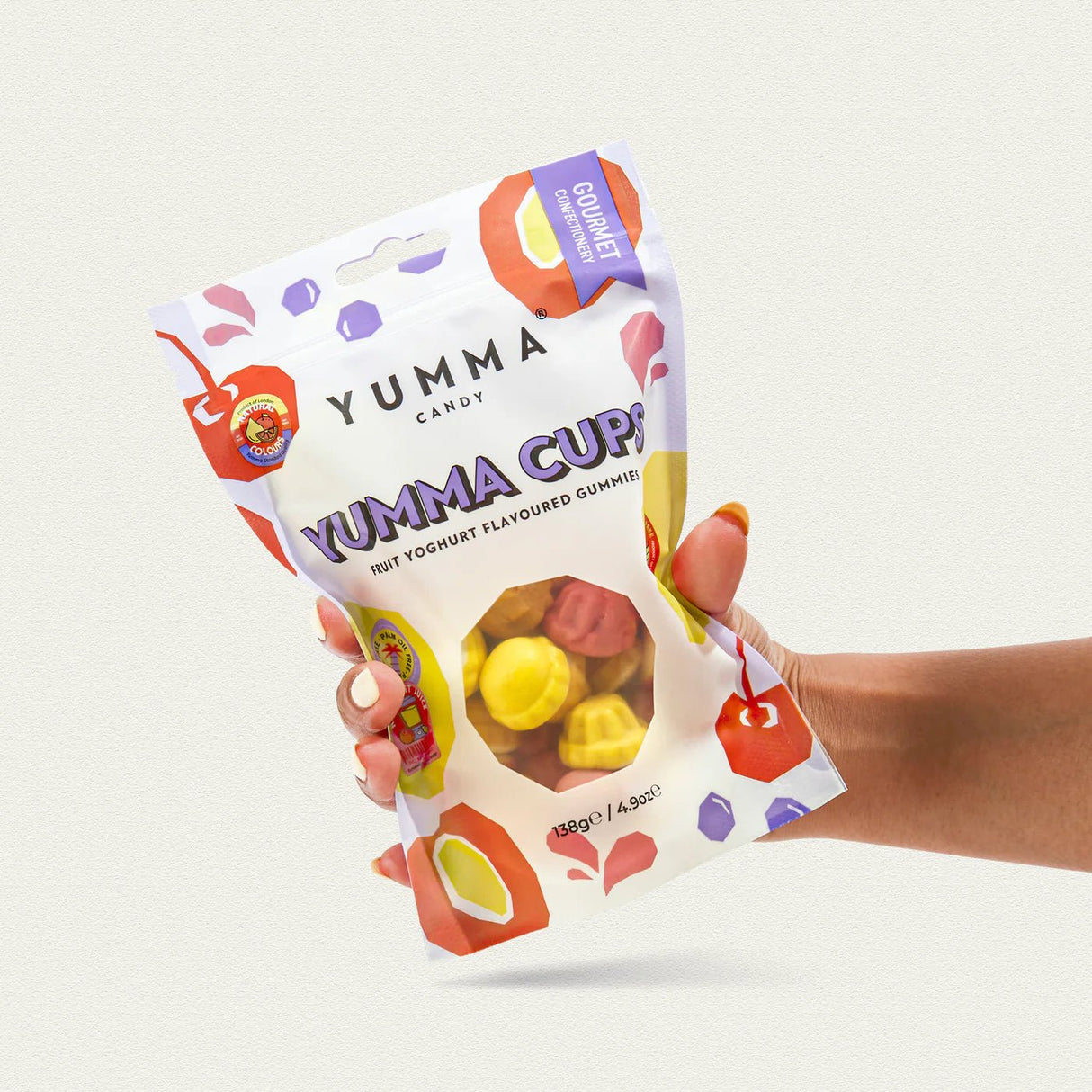 Yumma Candy 138g Yumma Cups (Fruit Yoghurt Gummies) - Old Railway Line Garden Centre