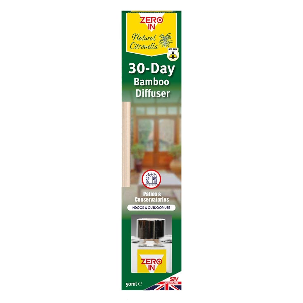 Zero In 30 Day Bamboo Diffuser - ZER872 - Old Railway Line Garden Centre