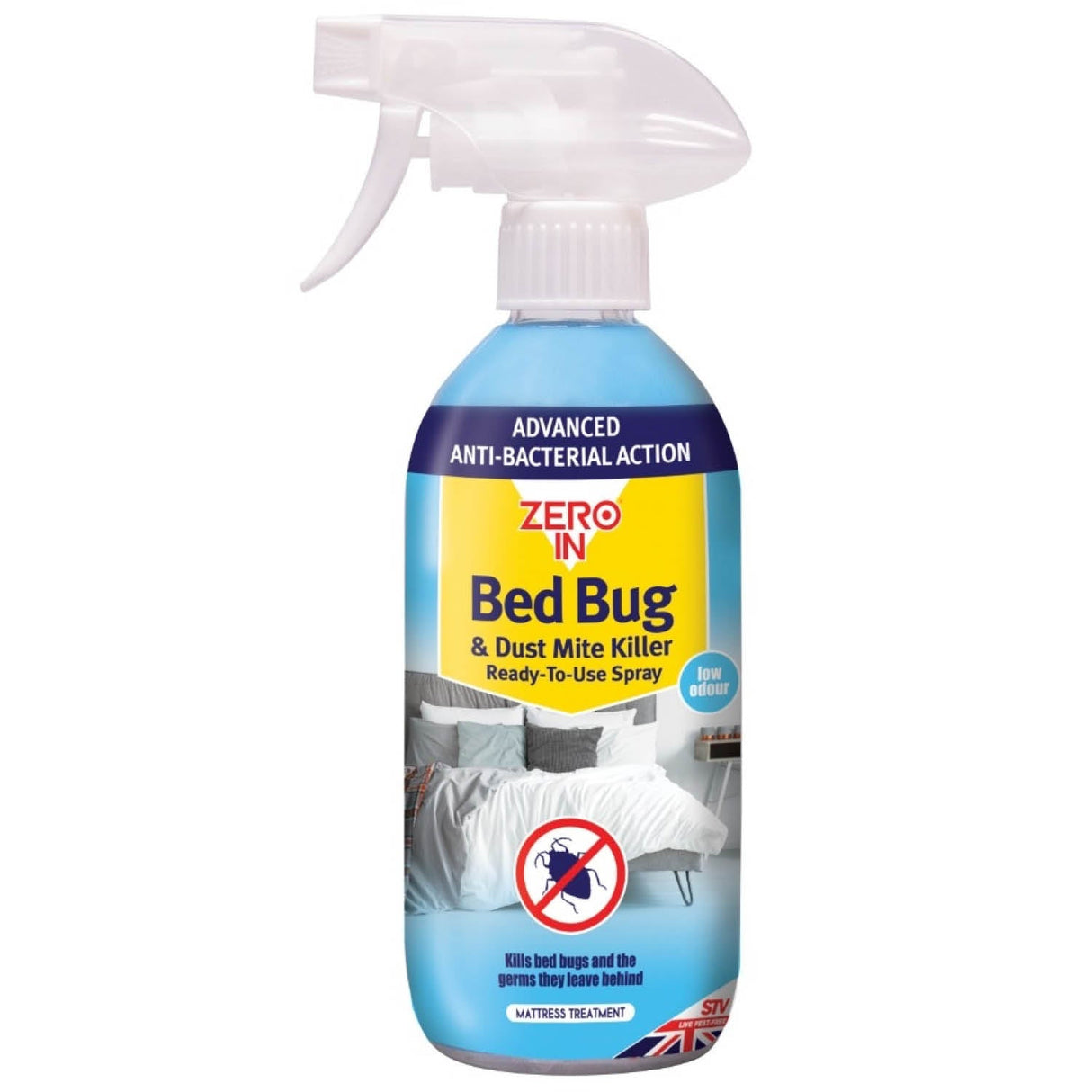Zero In 500ml Bed Bug & Dust Mite Killer Spray - Old Railway Line Garden Centre