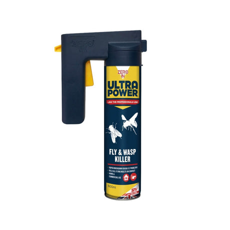 Zero In 600ml Fly & Wasp Killer Trigger Aerosol - Old Railway Line Garden Centre