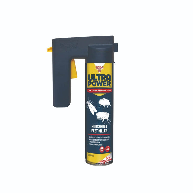 Zero In 600ml Household Pest Killer Trigger Aerosol - Old Railway Line Garden Centre
