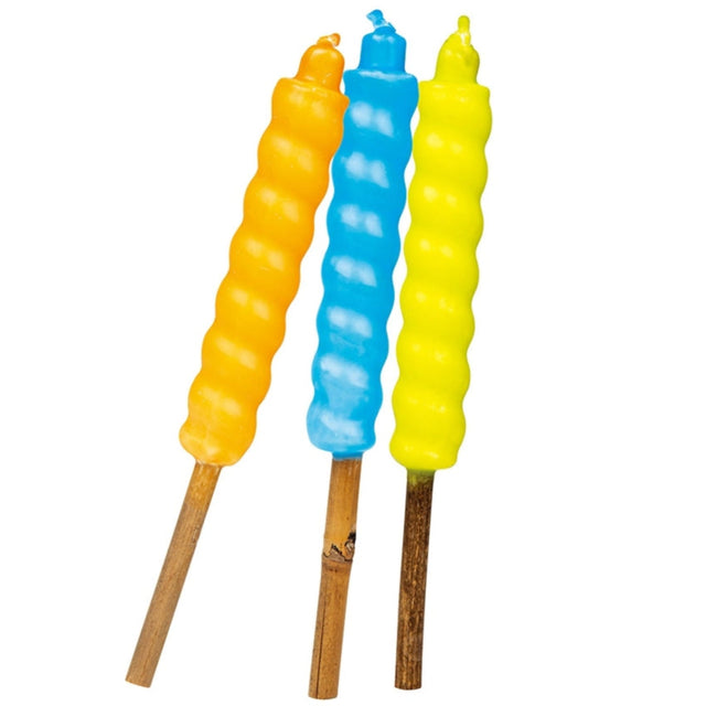 Zero In Citronella Table Top Flares - Beach Party - 3 - Pack - Old Railway Line Garden Centre