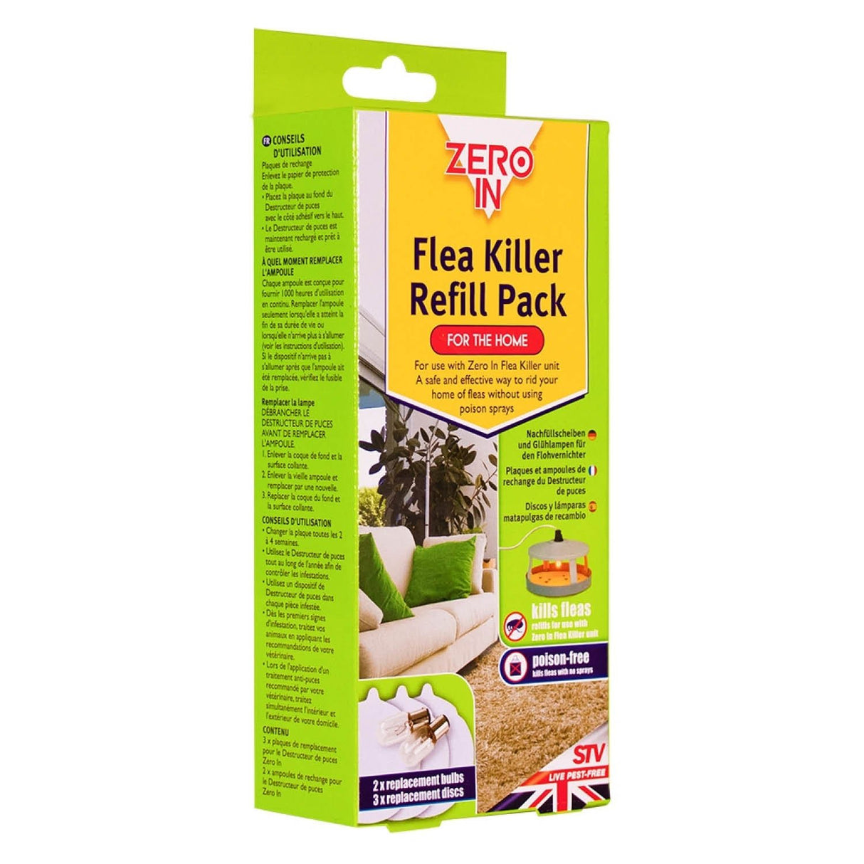 Zero In Flea Killer Refill Pack - Old Railway Line Garden Centre