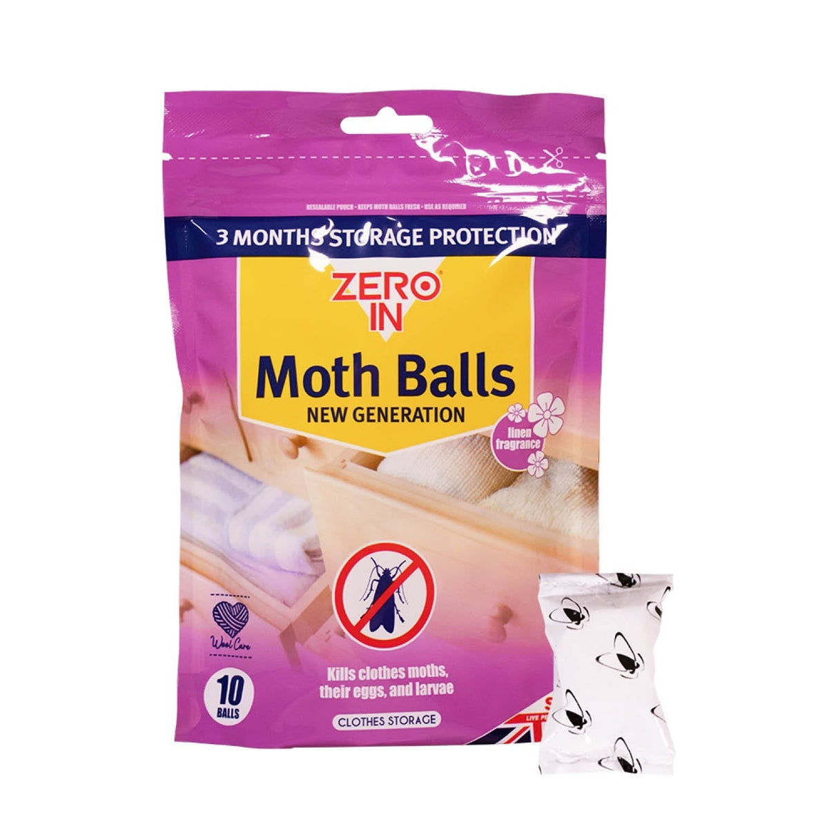 Zero In New Generation Moth Balls (10 Pack) - Old Railway Line Garden Centre