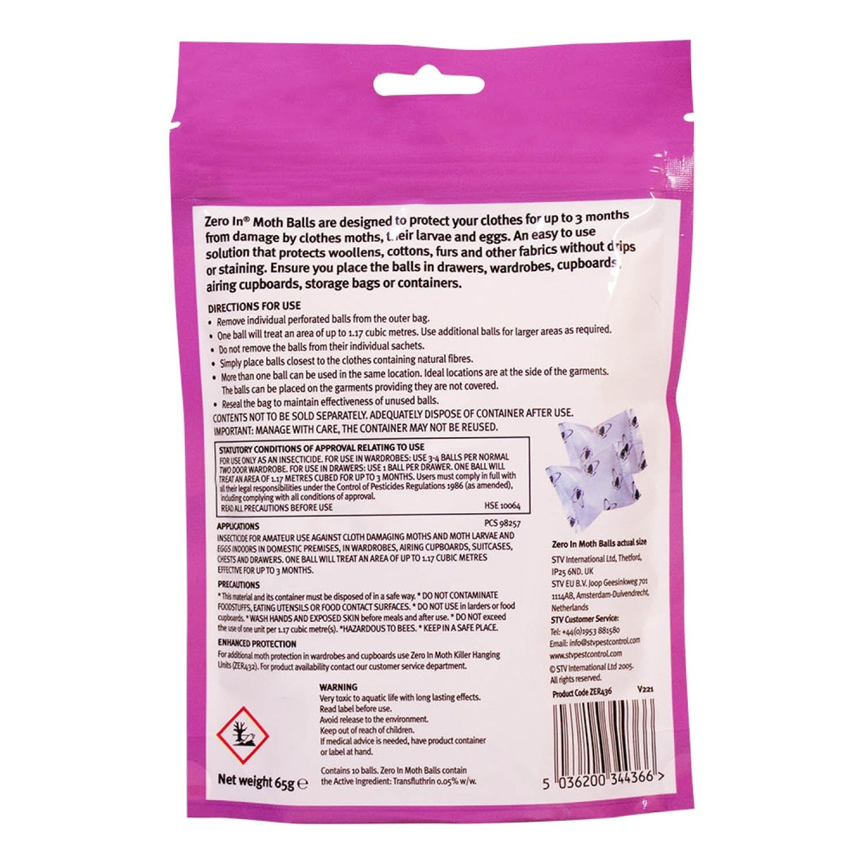 Zero In New Generation Moth Balls (10 Pack) - Old Railway Line Garden Centre