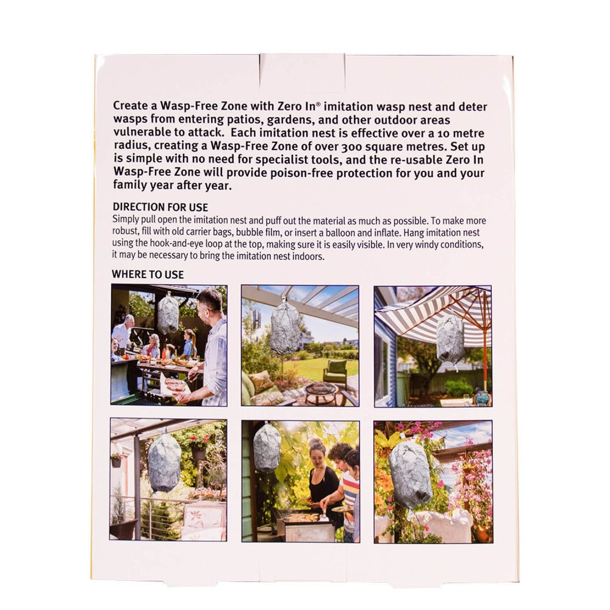 Zero In Wasp - Free Zone Wasp Deterrent (2 Pack) - Old Railway Line Garden Centre