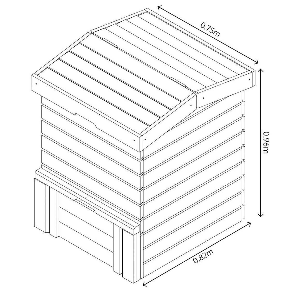 Zest 4 Leisure Eco Hive Composter - Old Railway Line Garden Centre