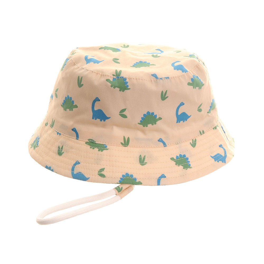 Ziggle Baby Blue/Green Dinos Sun Hat (0 - 12months) - Old Railway Line Garden Centre