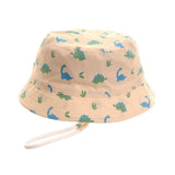 Ziggle Baby Blue/Green Dinos Sun Hat (0 - 12months) - Old Railway Line Garden Centre