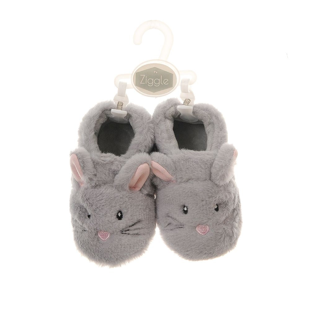 Ziggle Baby Bunnies Slippers 6-12 Months
