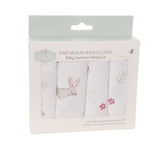 Ziggle Baby Cotton Muslin Bunnies Washcloths 4 Pack - Old Railway Line Garden Centre
