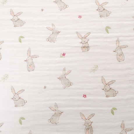 Ziggle Baby Cotton Muslin Bunnies Washcloths 4 Pack - Old Railway Line Garden Centre
