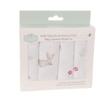 Ziggle Baby Cotton Muslin Bunnies Washcloths 4 Pack
