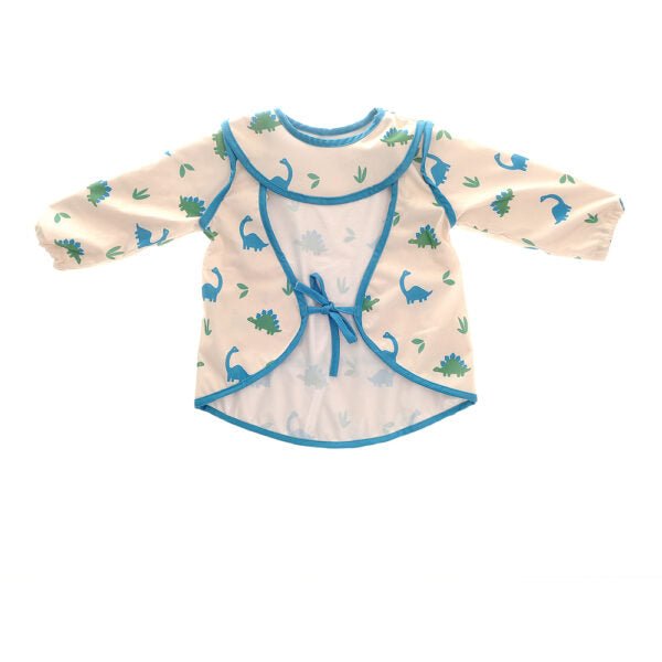 Ziggle Baby Coverall Feeding Bib Dinosaur - Old Railway Line Garden Centre