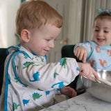 Ziggle Baby Coverall Feeding Bib Dinosaur - Old Railway Line Garden Centre