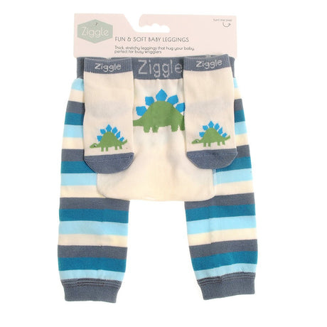 Ziggle Baby Dino Leggings and Socks Set (0 - 6months) - Old Railway Line Garden Centre