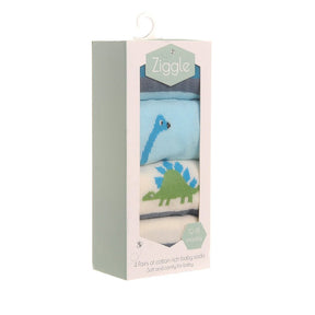 Ziggle Baby Dinosaur Boxed Sock Set ((12 - 18months) - Old Railway Line Garden Centre