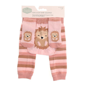 Ziggle Baby Hedgehog Leggings and Socks Set (0 - 6months) - Old Railway Line Garden Centre