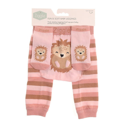 Ziggle Baby Hedgehog Leggings and Socks Set (0 - 6months) - Old Railway Line Garden Centre