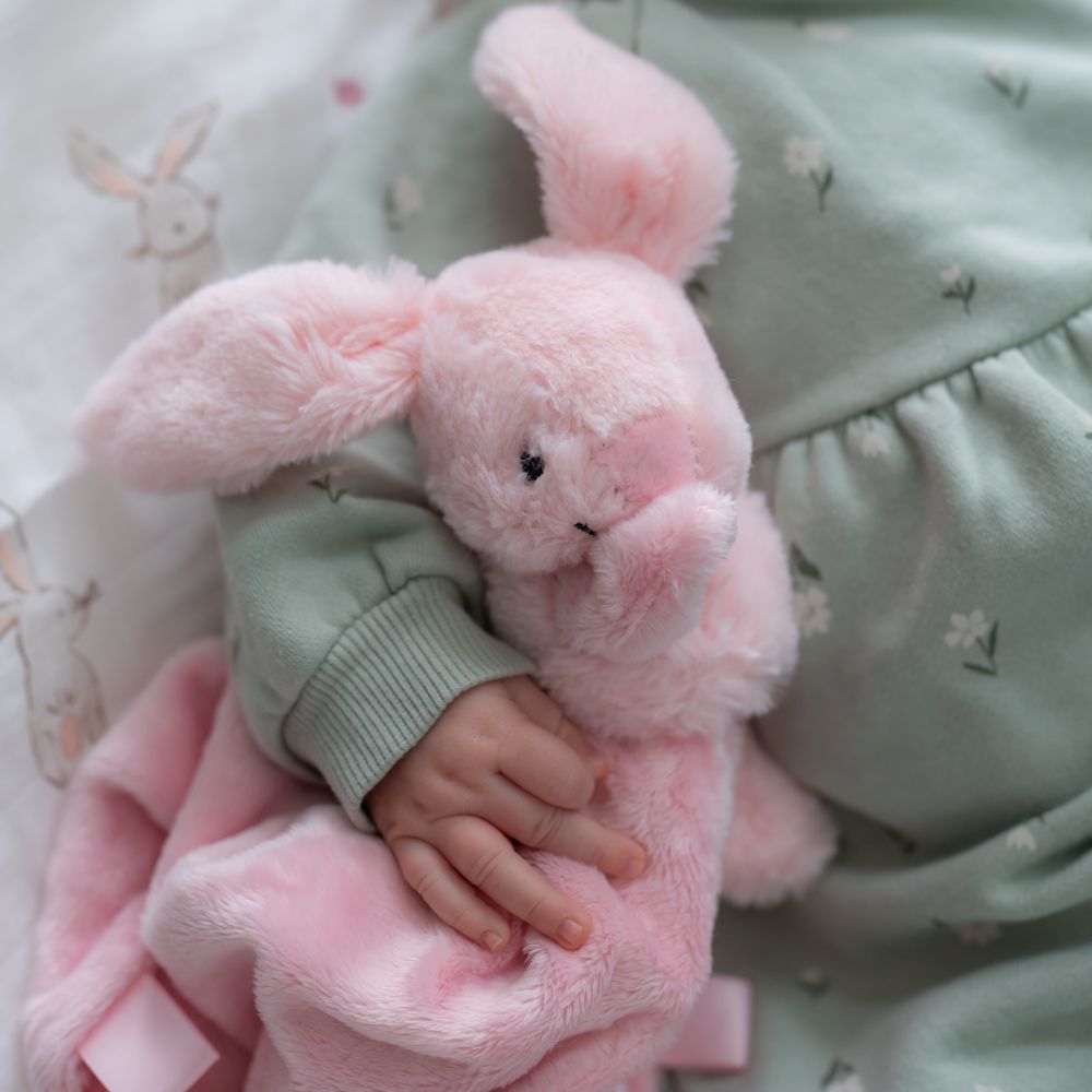 Ziggle Baby Pink Bunny Comforter Blanket