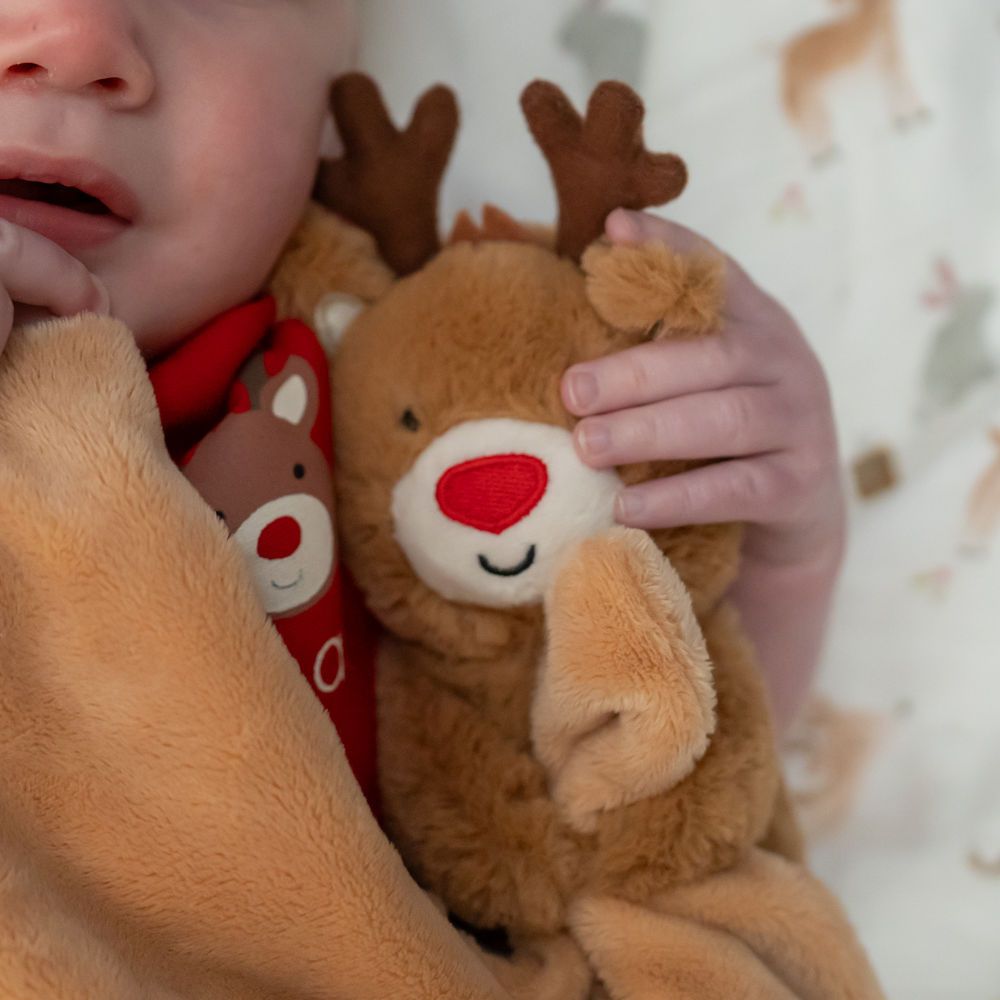 Ziggle Baby Reindeer Christmas Comforter Blanket