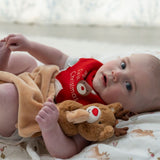 Ziggle Baby Reindeer Christmas Comforter Blanket